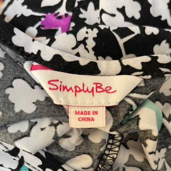 SIMPLY BE Knit "Hummingbird" A-Line Dress, Size 20 - Picture 5 of 7